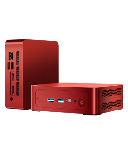 劲鲨N5095 MINI PC（烈焰红）