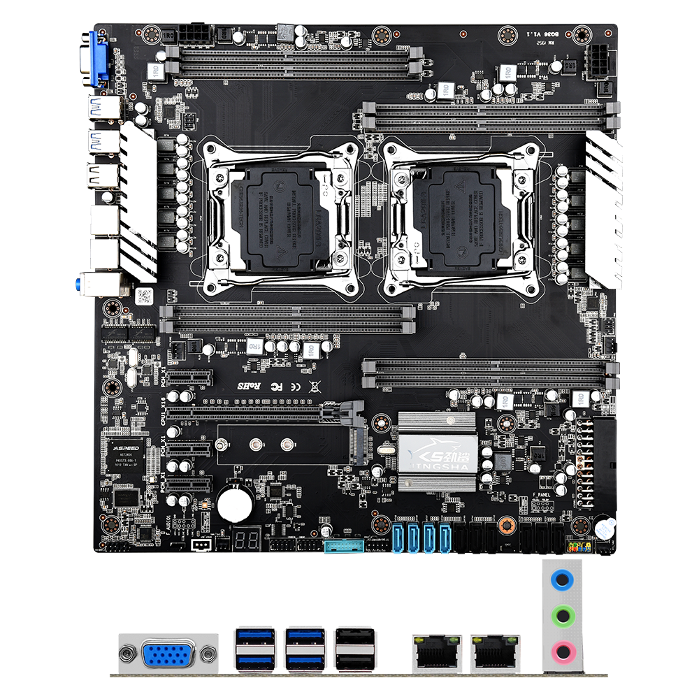 劲鲨 X99双路主板