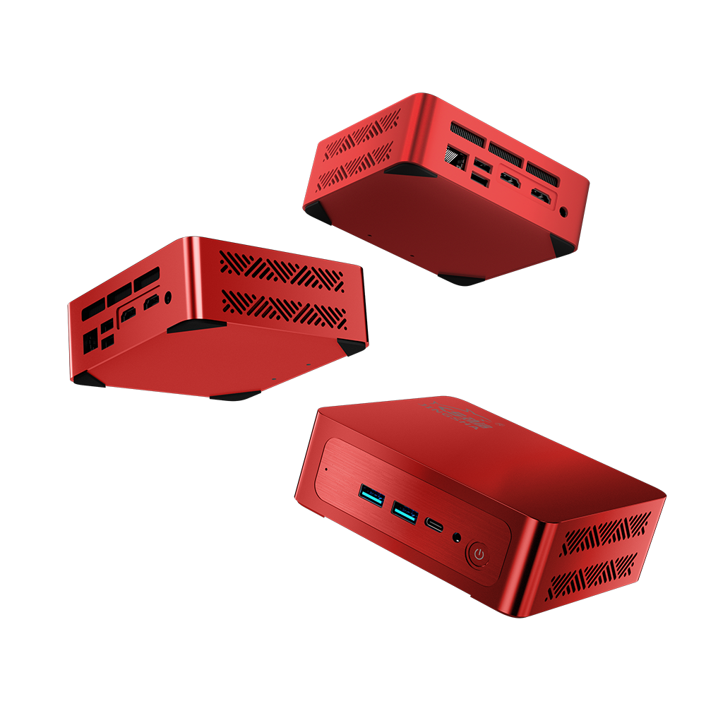劲鲨H1P MINI PC（烈焰红）