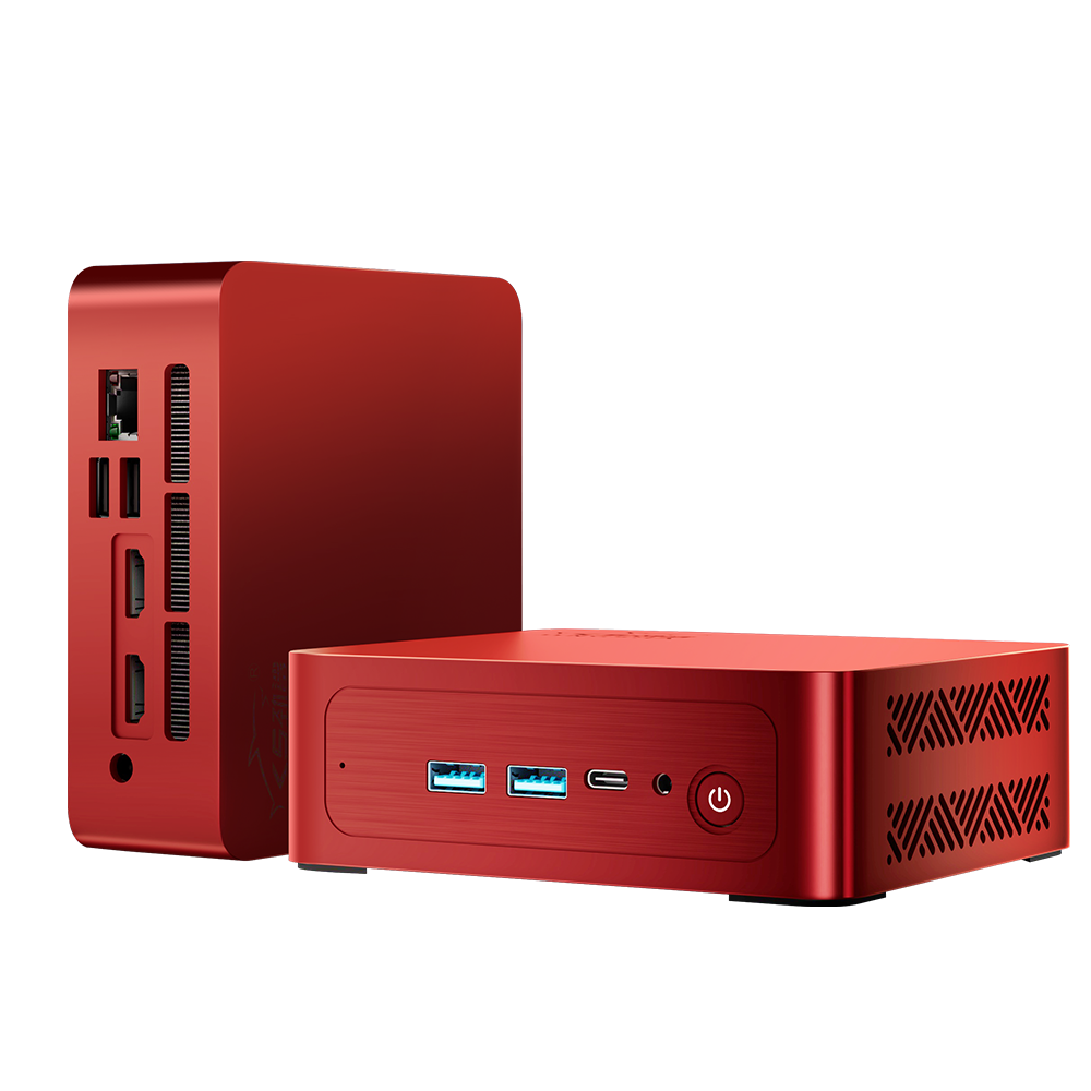 劲鲨N5095 MINI PC（烈焰红）