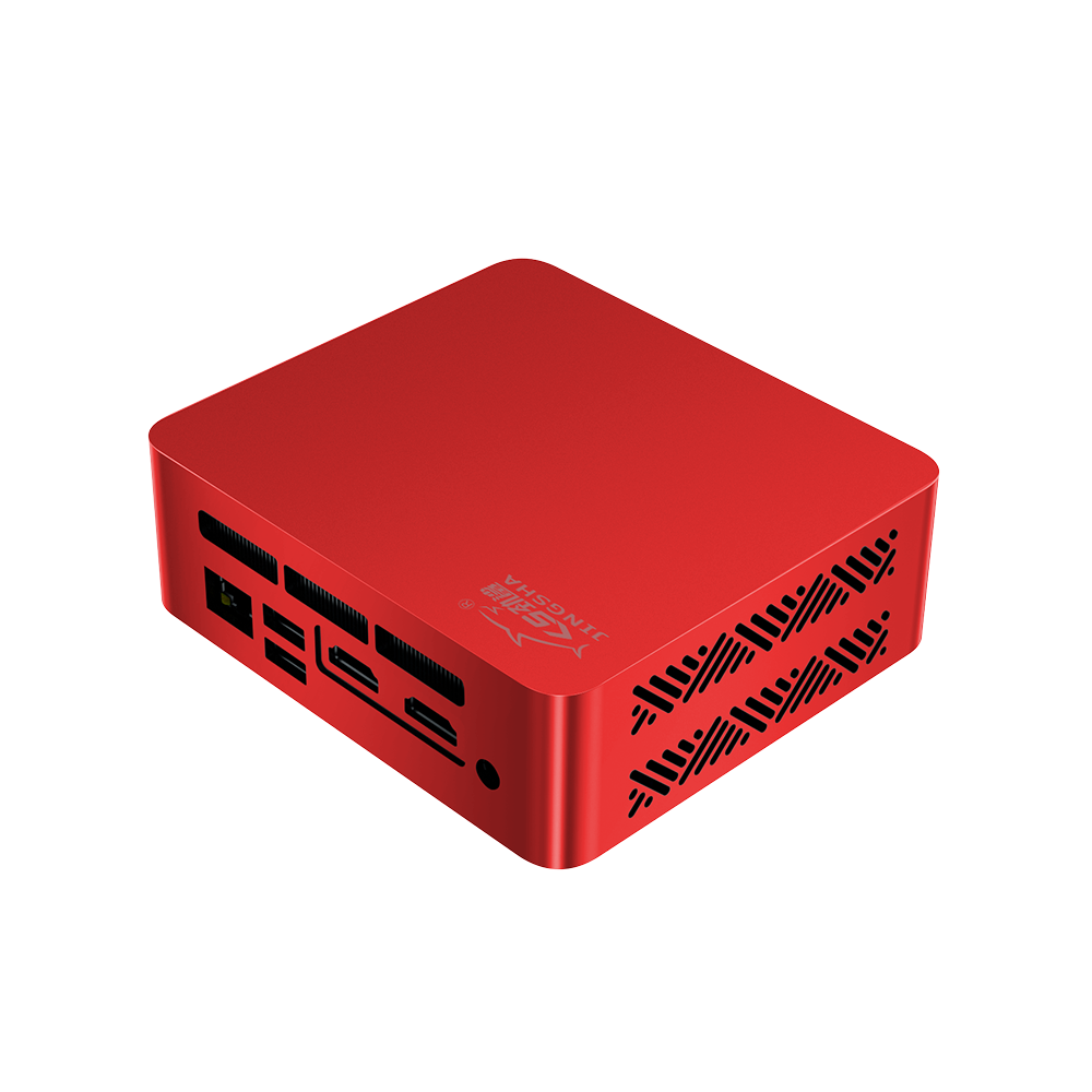 劲鲨N5095 MINI PC（烈焰红）