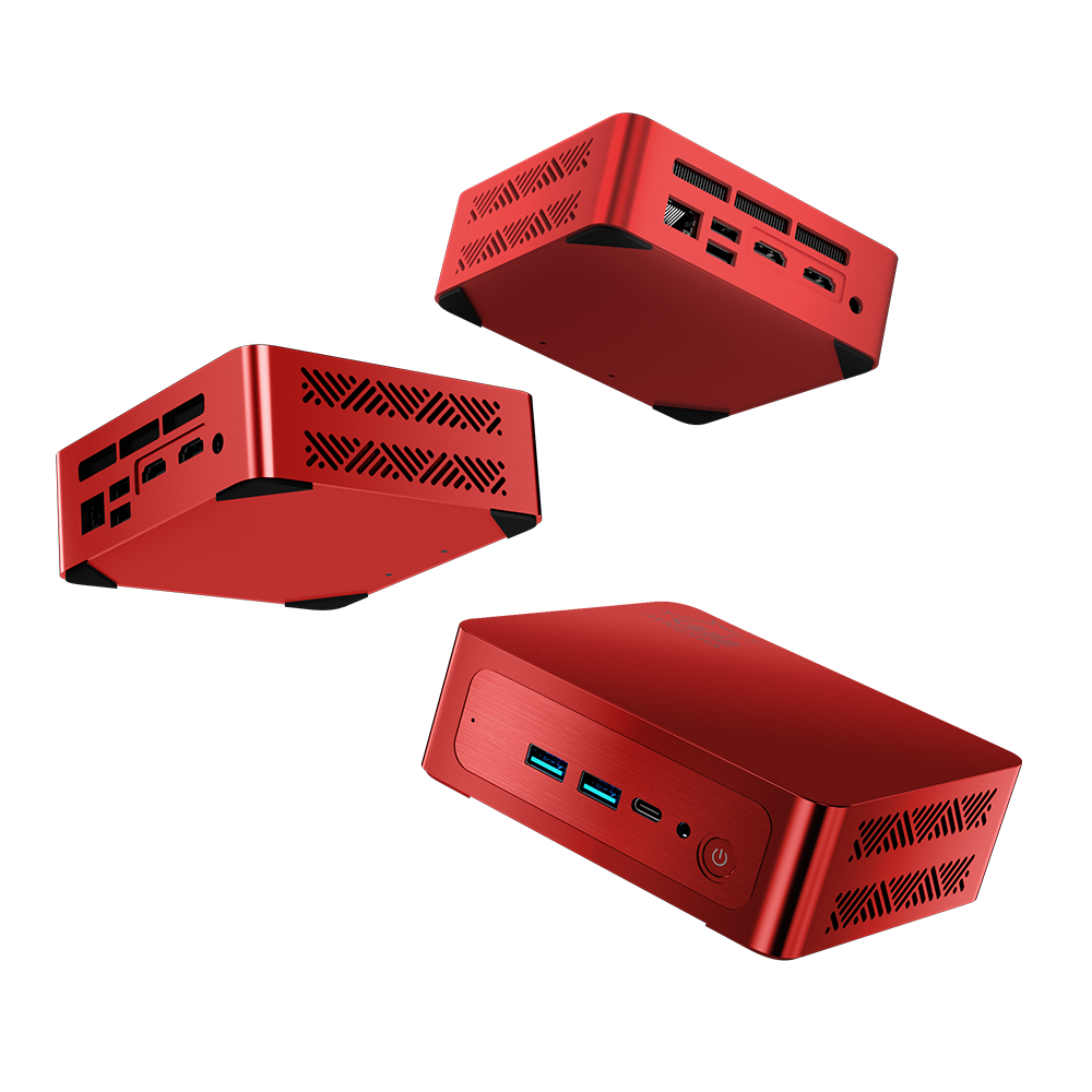 劲鲨N5095 MINI PC（烈焰红）