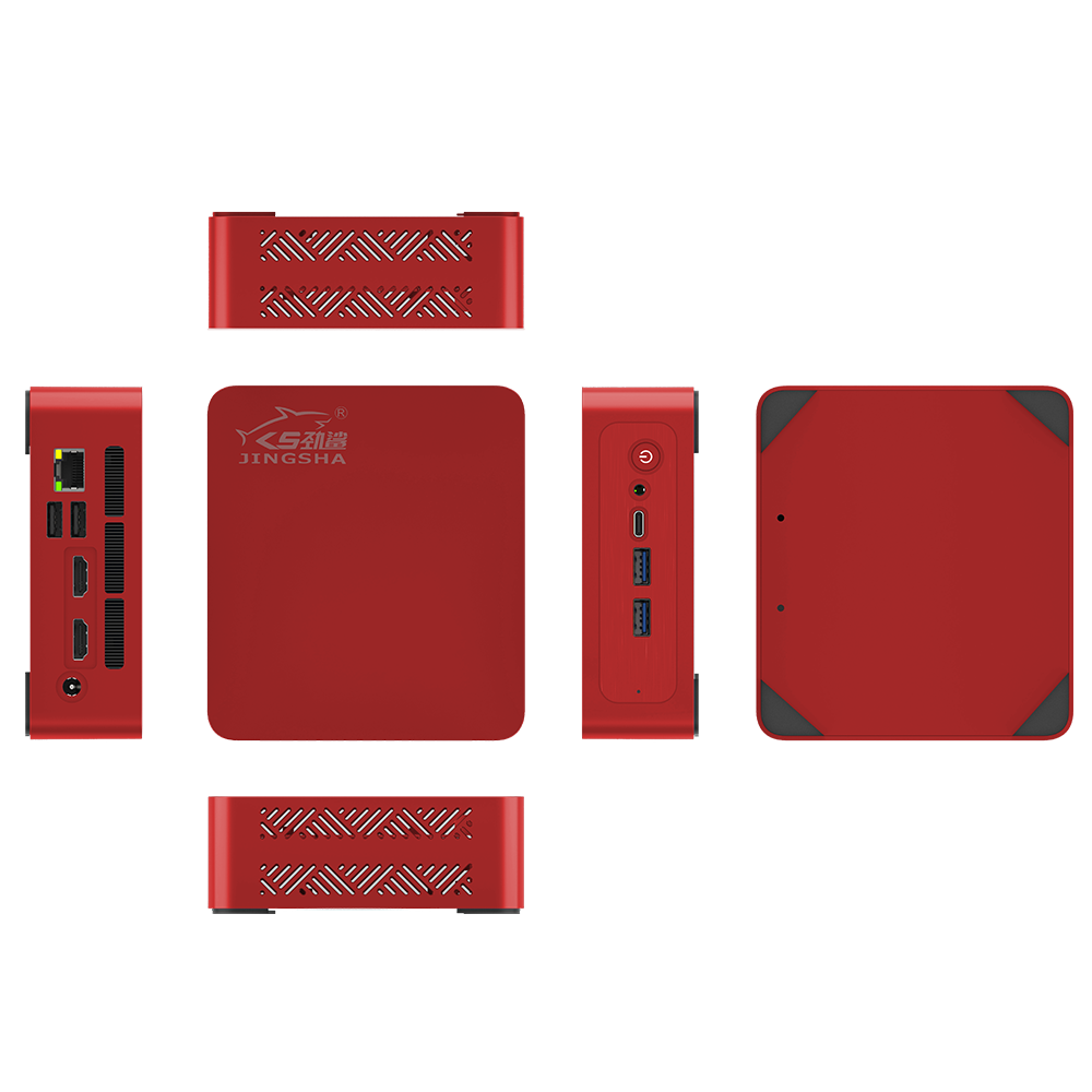 劲鲨N5095 MINI PC（烈焰红）