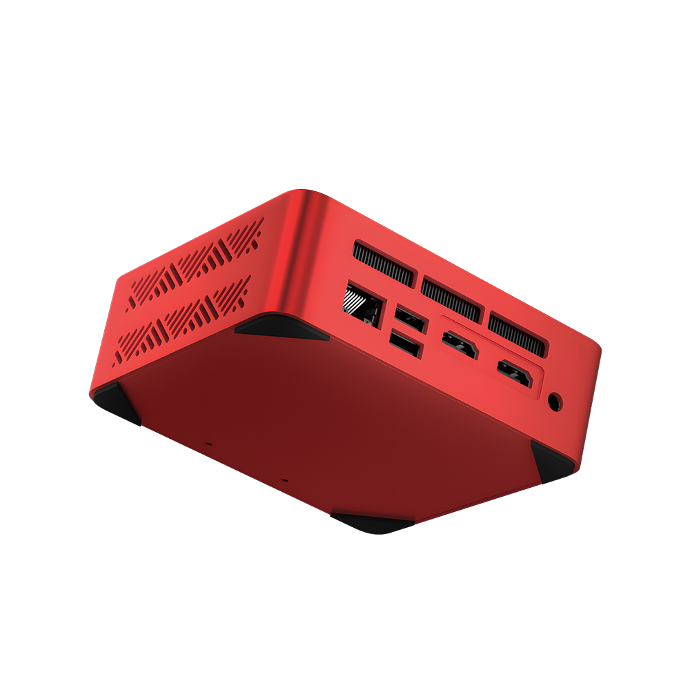劲鲨N5095 MINI PC（烈焰红）