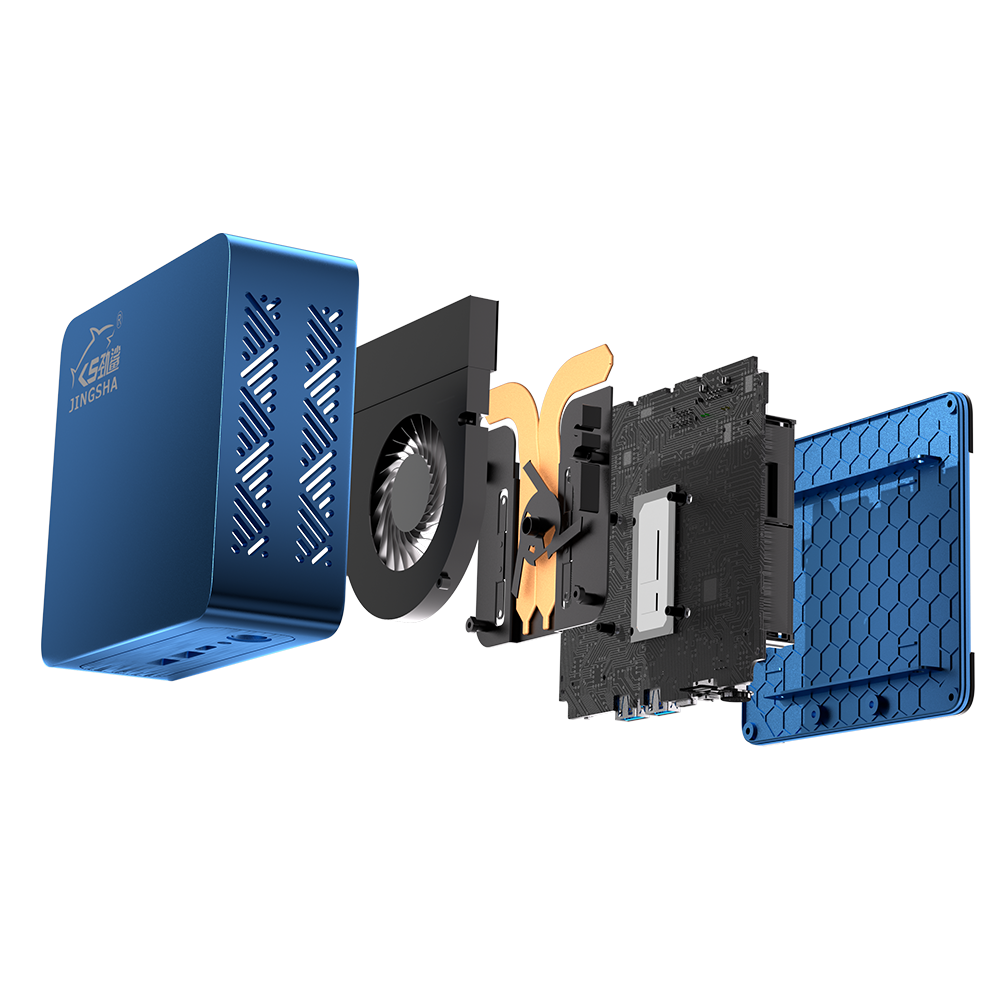 劲鲨N5095 MINI PC（魅海蓝）